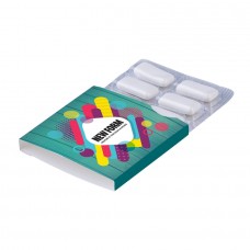 Six-pack tyggegummi med logo / tryk